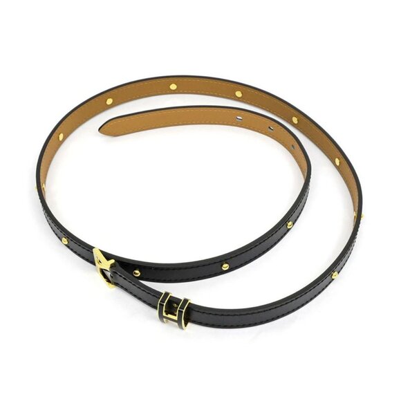 Hermes Belt Pop H Courte 15 85 cm Black Gold Hardware